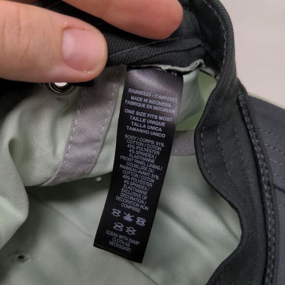 Nike Swoosh Slideback Hat Green OSFM Heritage 86 Dri-Fit Leather Strap - Picture 8 of 8